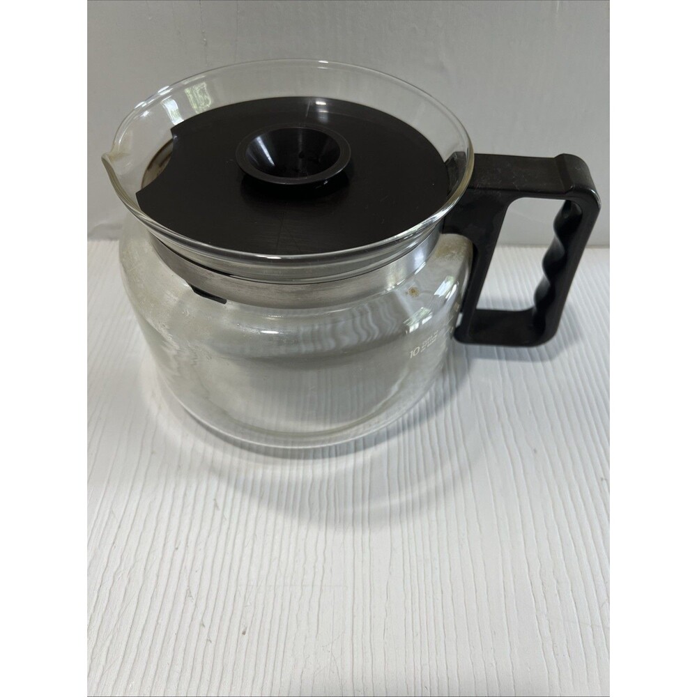 Black & Decker  Spacemaker Drip Coffee Pot Glass Replacement Carafe 10 cup